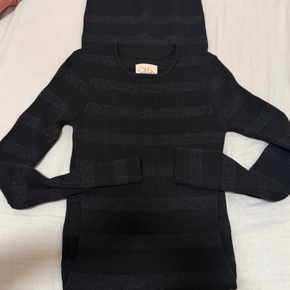 Chaser ribbed maxi dress